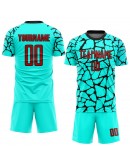 Best Pro Custom Aqua Red-Black Sublimation Soccer Uniform Jersey Best Pro Custom Aqua Red-Black Sublimation Soccer Uniform Jersey